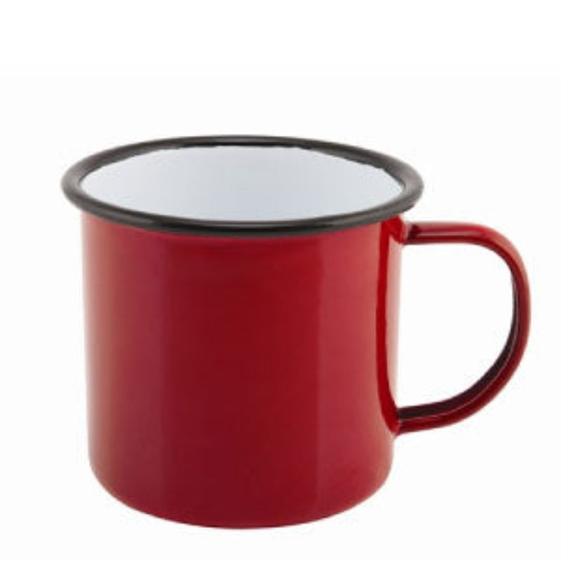 Enamel Mug Red 8cm 36cl