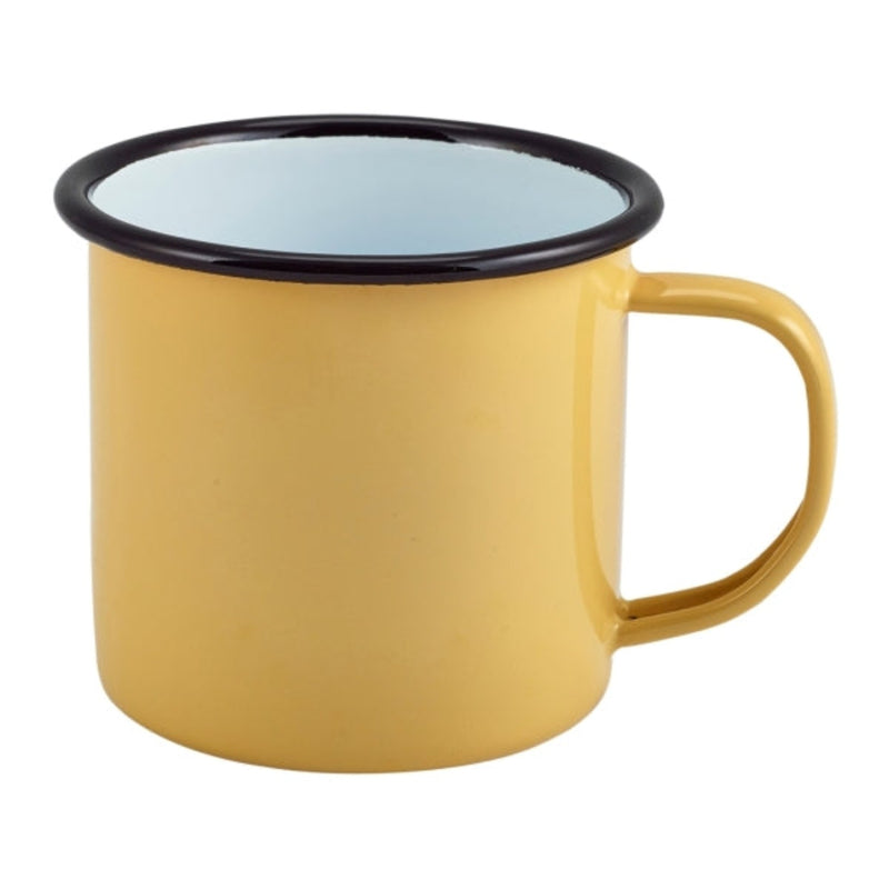 enamel-mug-yellow-with-black-rim-36cl/12.5oz
