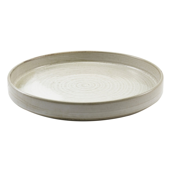 Terra Porcelain Grey Presentation Plate 26cm 6pk