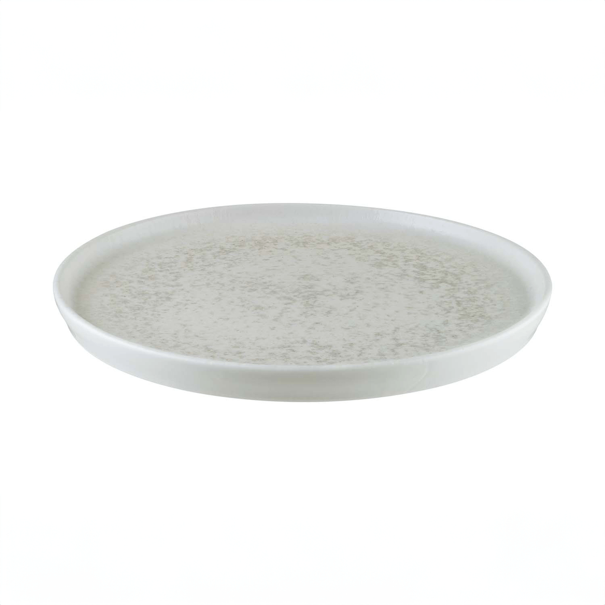 Lunar White Hygge Flat Plate 22cm