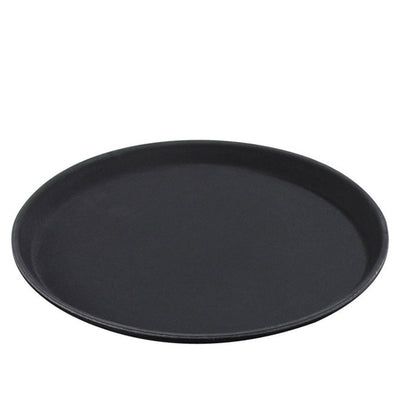 Round Fibreglass Tray Black 16 inch GenGrip