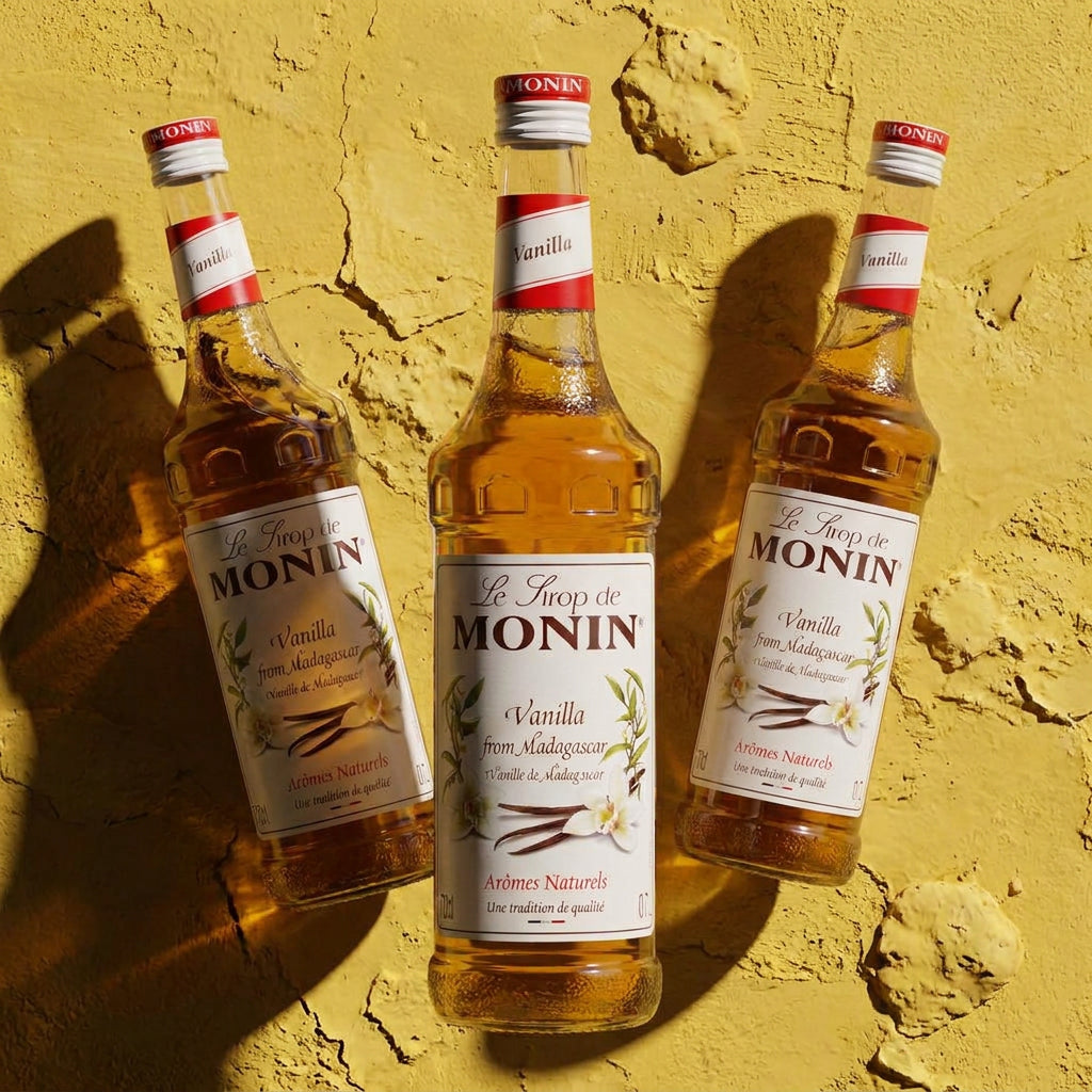 Monin Vanilla Syrup: Love Tiki's August Monin of the Month