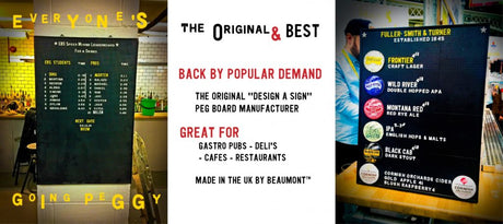 PEG BOARDS – GETTING THE MESSAGE ACROSS