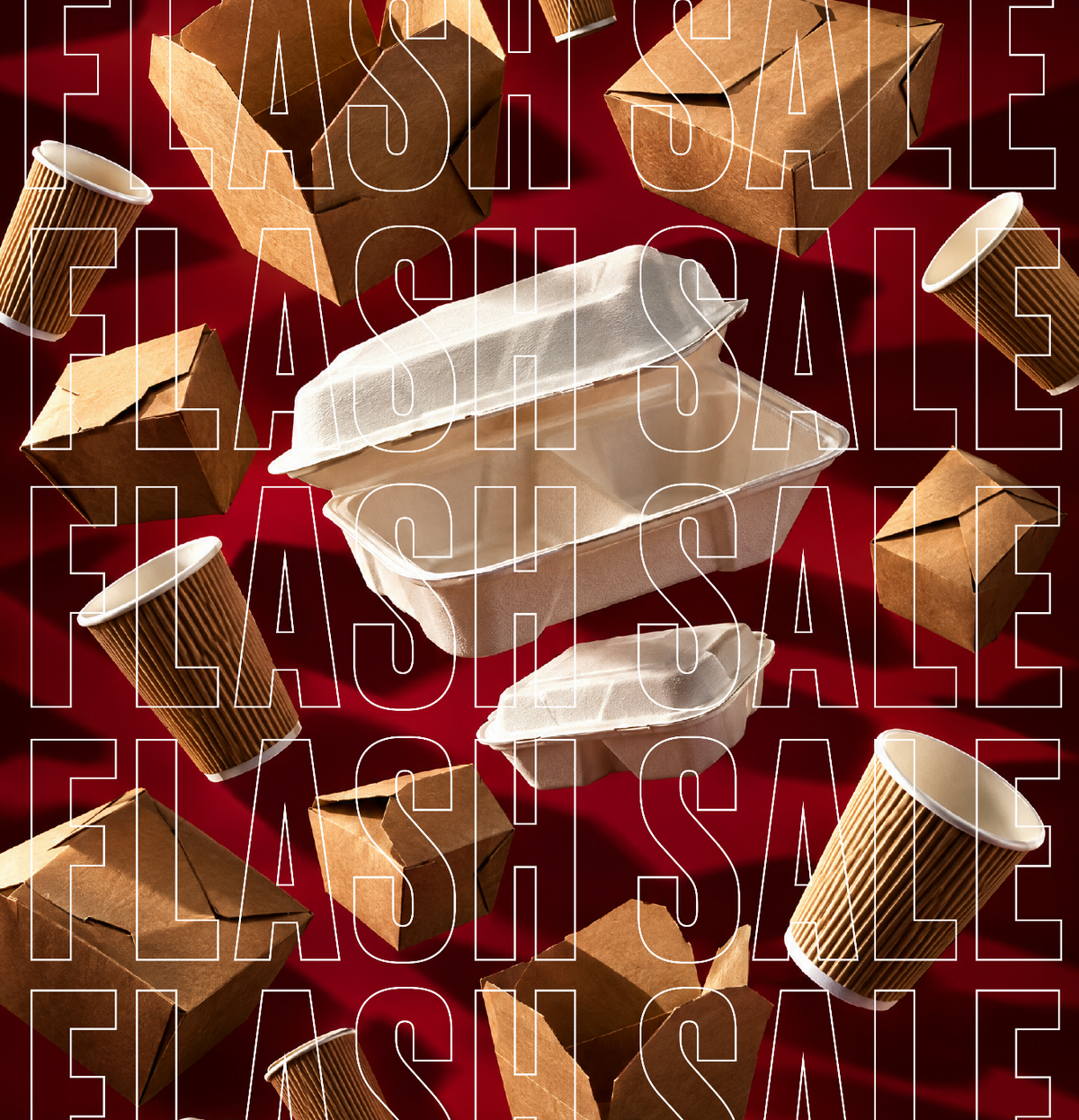 FLASH SALE! Save Up to 59% on Takeaway Packaging, Coffee Cups &amp; Catering Essentials at Love Tiki!
