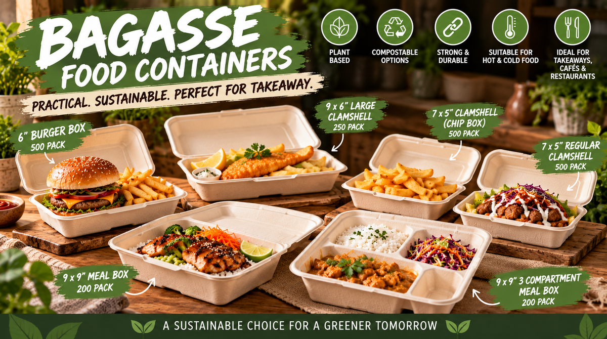 Bagasse Takeaway Food Boxes: The Complete Guide to Choosing the Right Packaging for Your Business