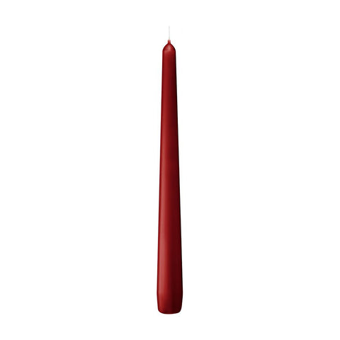 Taper Candles - Burgundy - 100 Pk