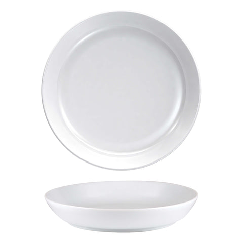 Nordika White Deep Plate 24cm