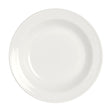 Simplicity White Rimmed Soup Plate 23cm 44cl (9" 15 1/2oz) - Pack 24