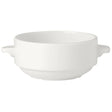 Simplicity White Lugged Stacking Soup Cup 28.5cl (10oz) - Pack 36