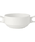 Simplicity White Handled Stacking Soup Cup 28.5cl (10oz) - Pack 36
