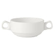 Simplicity White Handled Stacking Soup Cup 28.5cl (10oz) - Pack 36