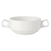 Simplicity White Handled Stacking Soup Cup 28.5cl (10oz) - Pack 36