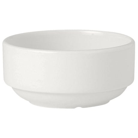 Simplicity White Unhandled Stacking Soup Cup 28.5cl (10oz) - Pack 36