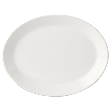 Simplicity White Oval Coupe Plate 28cm (11") - Pack 12