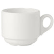 Simplicity White Atlanta Stacking Cup 21.25cl (7 1/2oz) - Pack 36