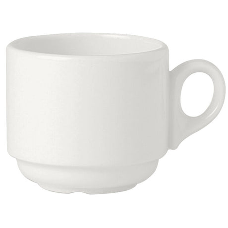 Simplicity White Atlanta Stacking Cup 21.25cl (7 1/2oz) - Pack 36