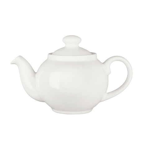 Simplicity White Teapot 42.5cl (15oz) - Pack 6