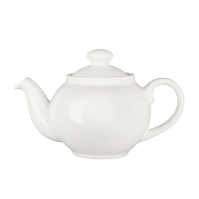 Simplicity White Teapot 42.5cl (15oz) - Pack 6
