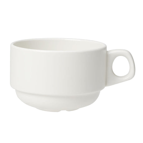 Simplicity White Slimline Stacking Cup 28.5cl (10oz) - Pack 36