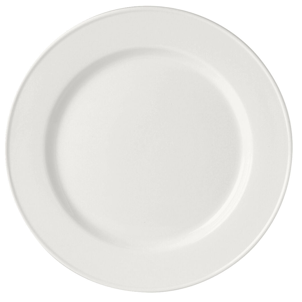 Simplicity White Slimline Plate 23cm (9") - Pack 24