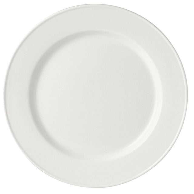 Simplicity White Slimline Plate 20.25cm (8") - Pack 24