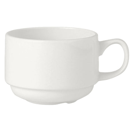 Simplicity White Slimline Stacking Cup 17cl (6oz) - Pack 36