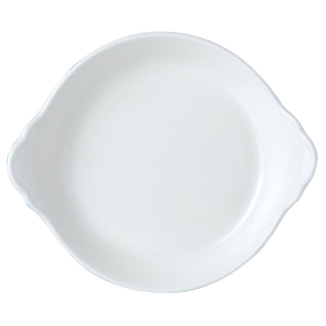 Simplicity White Round Eared Dish 18.5cm (7 1/4") - Pack 12