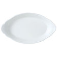 Simplicity White Oval No1 Eared Dish 20 x 11cm (7 7/8 x 4 3/8") - Pack 24
