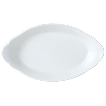 Simplicity White Oval No1 Eared Dish 20 x 11cm (7 7/8 x 4 3/8") - Pack 24