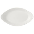 Simplicity White Oval No2 Eared Dish 24.5 x 13.5cm (9 5/8 x 5 3/8") - Pack 24