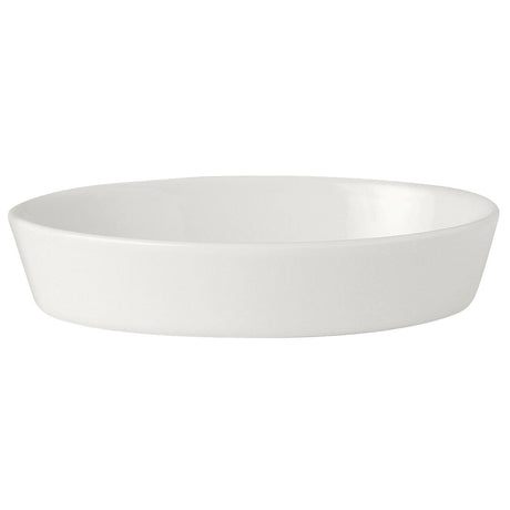 Simplicity White Oval Sole Dish 21.5 x 14cm (8 1/2 x 5 1/2") - Pack 12