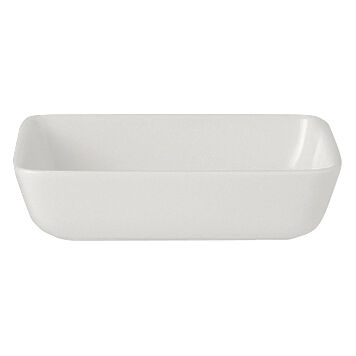 Simplicity White Rectangular Tray 16.5 x 12.3cm 50cl (6 1/2 x 4 7/8" 17 1/2oz) - Pack 12