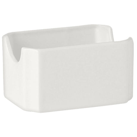 Simplicity White Sugar Packet Container 10 x 7cm 17.8cl (4 x 2 3/4" 6 1/4oz) - Pack 12
