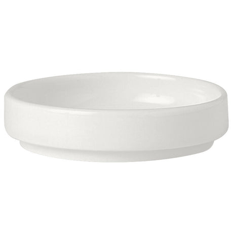 Simplicity White Round Stacking Tray 10.25cm (4") - Pack 12