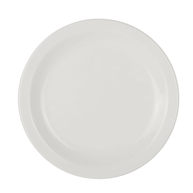 Simplicity White Cresta Plate 20.25cm (8") - Pack 24