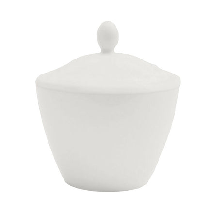 Simplicity White Harmony Covered Sugar Bowl 20cl (7oz) - Pack 6