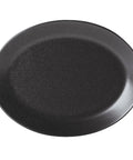 Graphite Oval Plate 30cm/12"