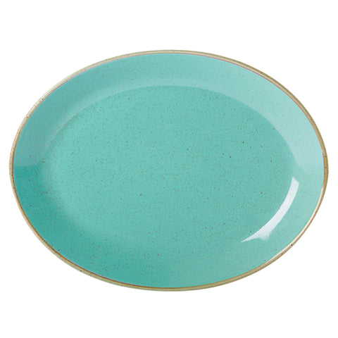 Sea Spray Oval Plate 30cm/12"