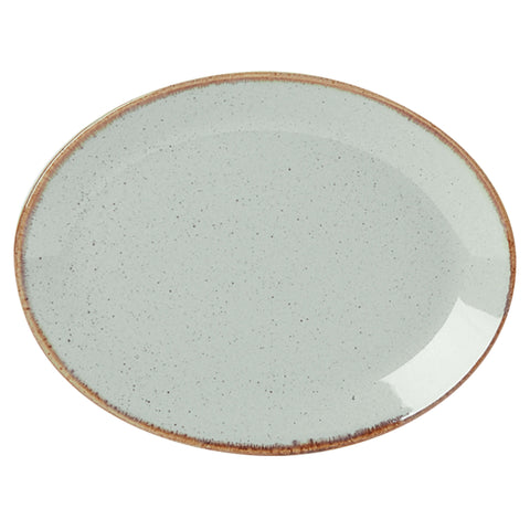 Stone Oval Plate 30cm/12"