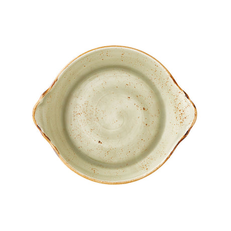 Craft Green Round Eared Dish 21.5cm (8 1/2") - Pack 12