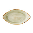 Craft Green Oval No4 Eared Dish 34 x 19cm (13 3/8 x 7 1/2") - Pack 6