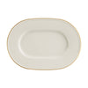 Line Gold Band Oval Plate 31cm