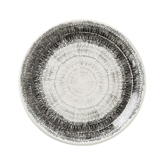 Petra Graphite Coupe Plate 25.25cm (10") - Pack 12