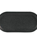 Graphite Narrow Oval Plate 30cm