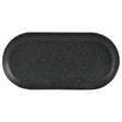 Graphite Narrow Oval Plate 30cm