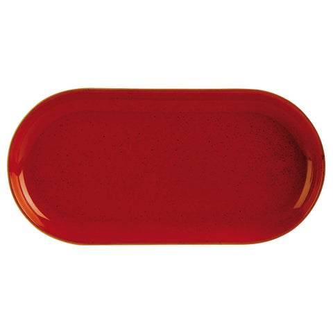 Magma Narrow Oval Plate 30cm