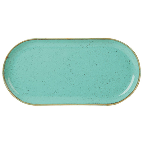 Sea Spray Narrow Oval Plate 30cm