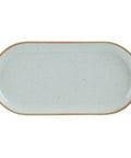 Stone Narrow Oval Plate 30cm