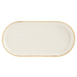 Oatmeal Narrow Oval Plate 32x20cm/12.5x8"