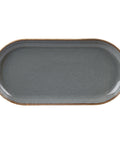 Storm Narrow Oval Plate 32x20cm/12.5x8"